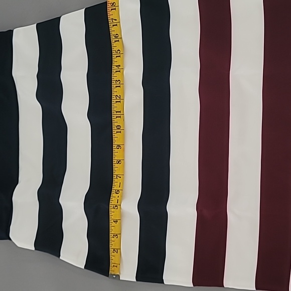 Ted Baker Hilila Rowing Stripe One Shoulder Dress Size 4 TB 10 US - Picture 6 of 11